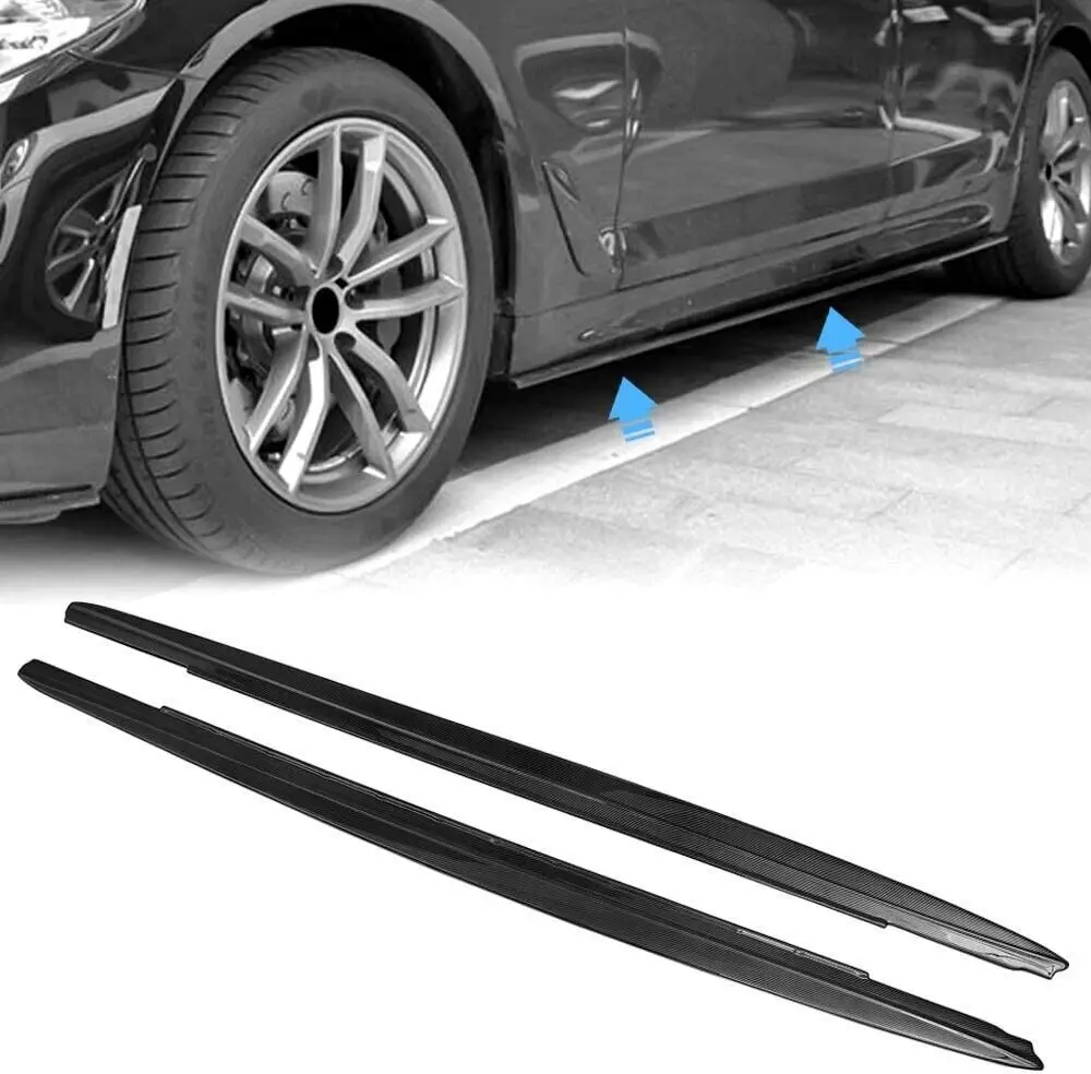 Side Skirt Fits for BMW 2017-2022 M Sport 5 series M5 G30 G31 Carbon Fiber Print