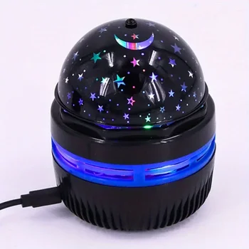 LED Starry Sky Night Lights USB Projector Lamp Magic Ball Moon Star Christmas Lights Home…