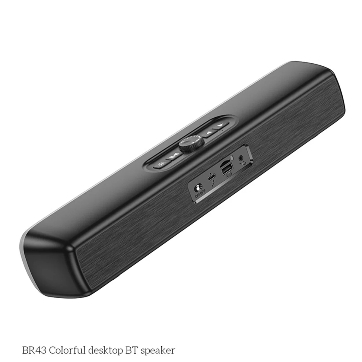 AAAE Desktop Wireless Bluetooth Speaker FM USB Card Game Speakers for Laptop Mobile Phone Home PC Sound Bar