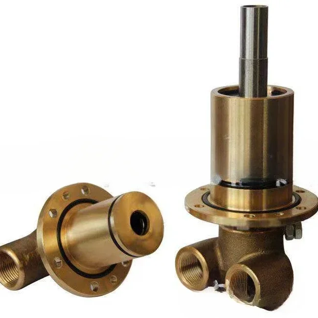 

Suitable for HS-XF brass rotary joint cooling water double channel rotary joint H-type flange unidirectional rotary joint