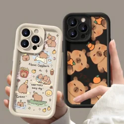 Hot Cartoon Cute Capybaras New Phone Case For Google Pixel 9 8 7 8A 7A Pro XL 4G 5G Soft Silicone TPU Back Cover