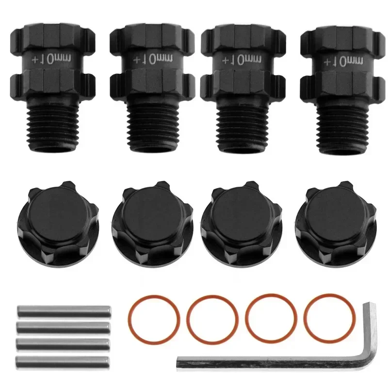 1/10 ARRMA 3S SENTON VORTEKS 타이푼 빅락 화강암 RC카 업그레이드 부품용 금속 14mm~17mm 휠 육각 어댑터