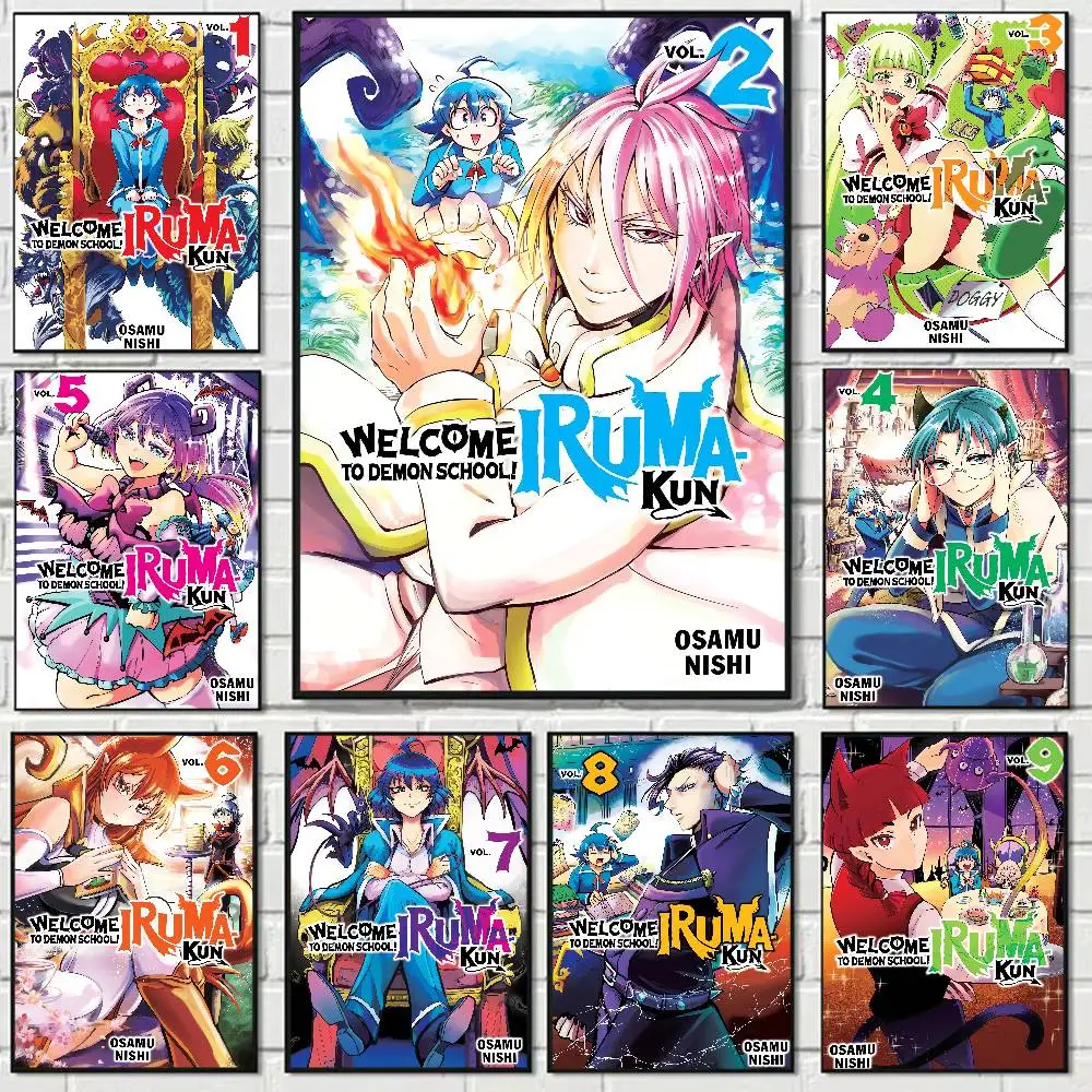 Manga Welcome To Demon School! Iruma-kun Funny Cute Posters Prints Canvas Painting Wall Art Picture Living Room Home Decor