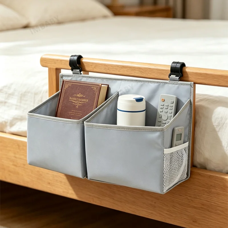 Fashion Crib 3D Hanging Bag Bedside Cart Storage Basket Hook Type Storage Bag Waterproof Washable Bag Car Rear Seat Storage Rack