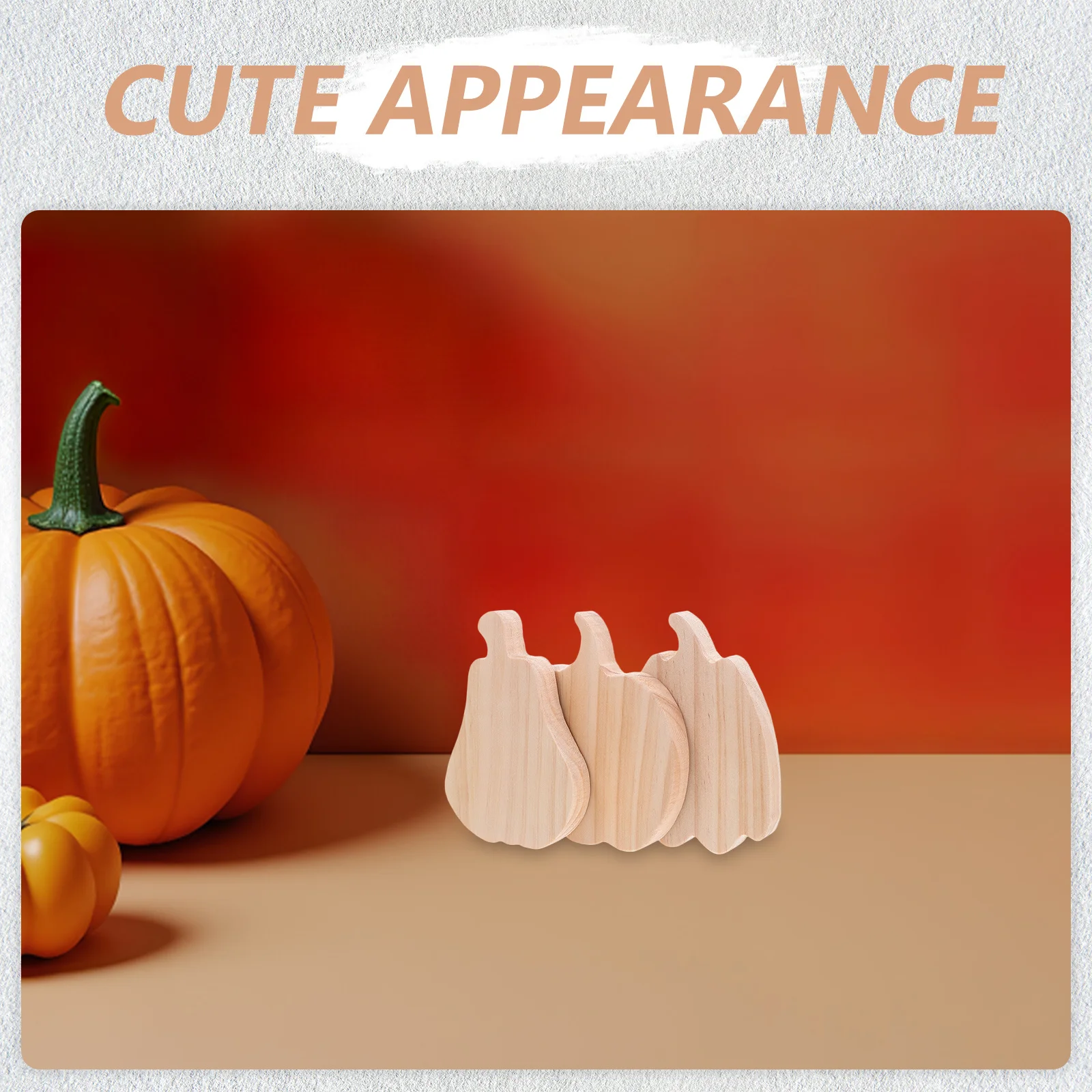 

6pcs Wooden Pumpkin Cutouts Unfinished For Diy Fall Decor Thanksgiving Table Centerpiece Supplies Wood Pumpkin
