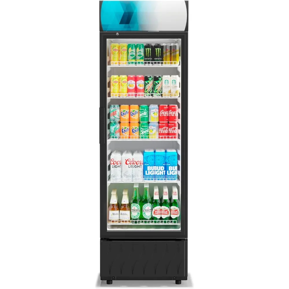 MDR-9CP Display-Refrigerator, 9 cu.ft. Single Swing Door, Eye-Catching LED Lighting, Energy Efficiency and Optimal Food Temps,