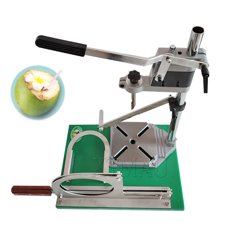 Heavy Duty Coconut Cutter Manual Opening Coconuts Machine Save Effort Coconut Capping Cover Drilling Machine