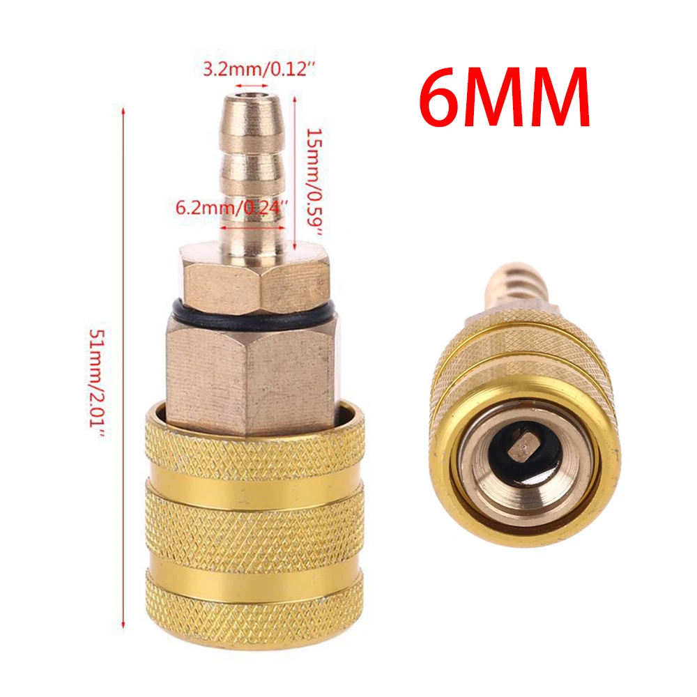 6mm/8mm Auto-Reifenventil-Clip, Pumpendüsenklemme, massiver Messingverbinder, Luftanschluss, Aufblaspumpenadapter, Hardware-Zubehör – Detail 10
