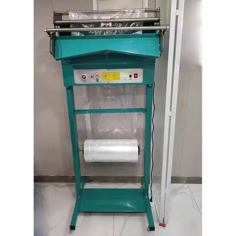 Semi-Automatic Electric Clothes & Garment Packaging Machine with Plastic Pouches for Dry Cleaners