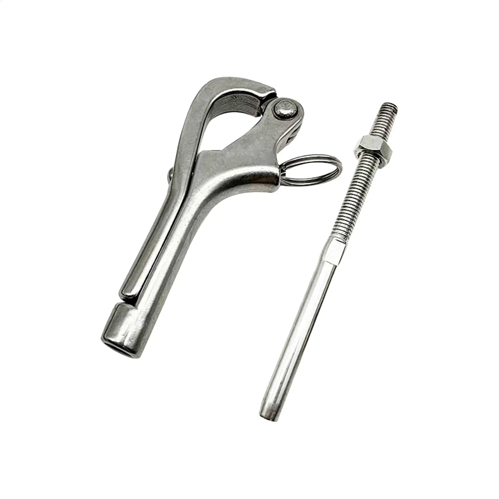 Pelican Hooks for Harness Self Locking Connection Ring Quick Release Mooring Hook for Underwater Sailing Diving Chain Webbing