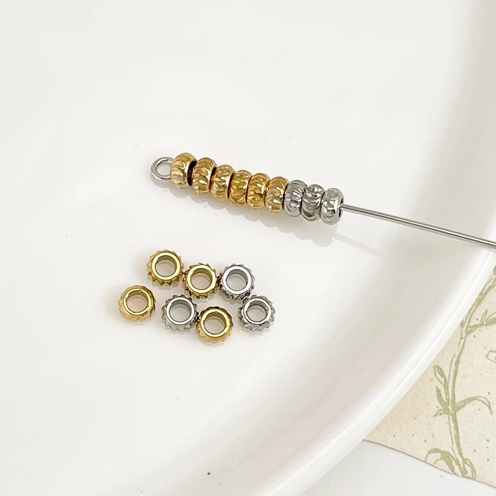 

Cordial Design 100Pcs 8*8MM Stainless Steel Spacers Beads/Jewelry Findings & Components/Hand Made/DIY Accessories #195785