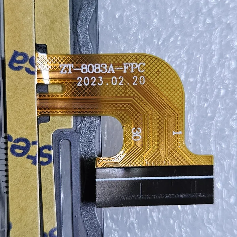 Preto capacitivo Touch Screen digitador, painel de vidro externo, P, N, ZT-8083A-FPC Tablet, 8 polegadas, novo