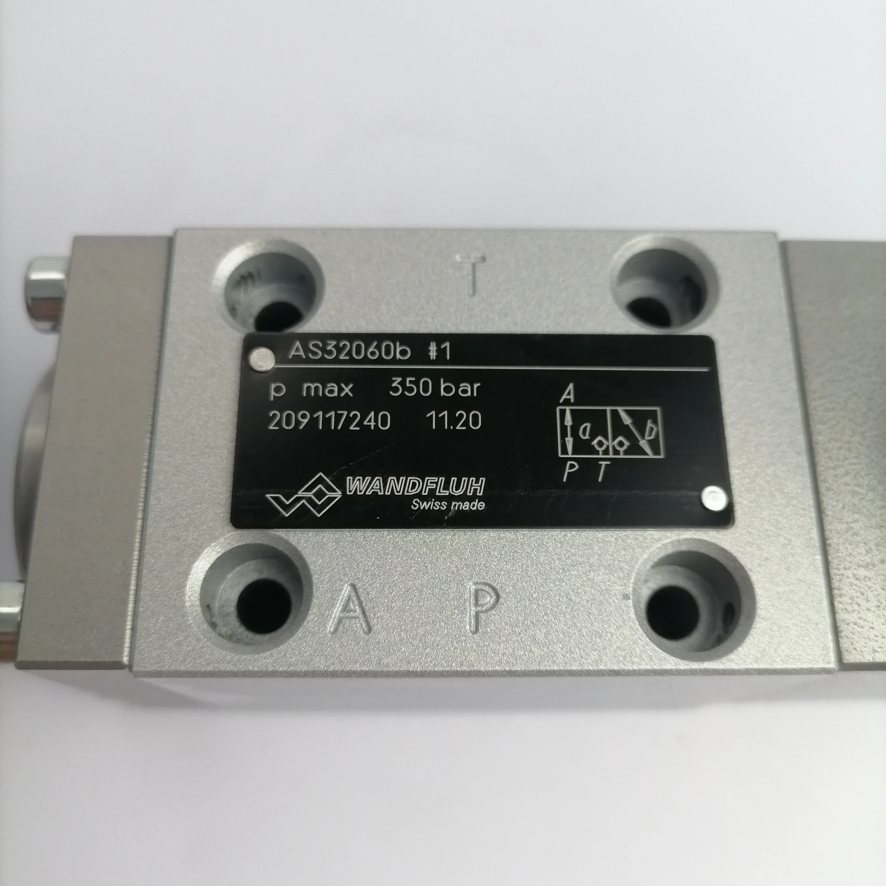 WANDFLUH Solenoid operated poppet valve AS32060b-R230