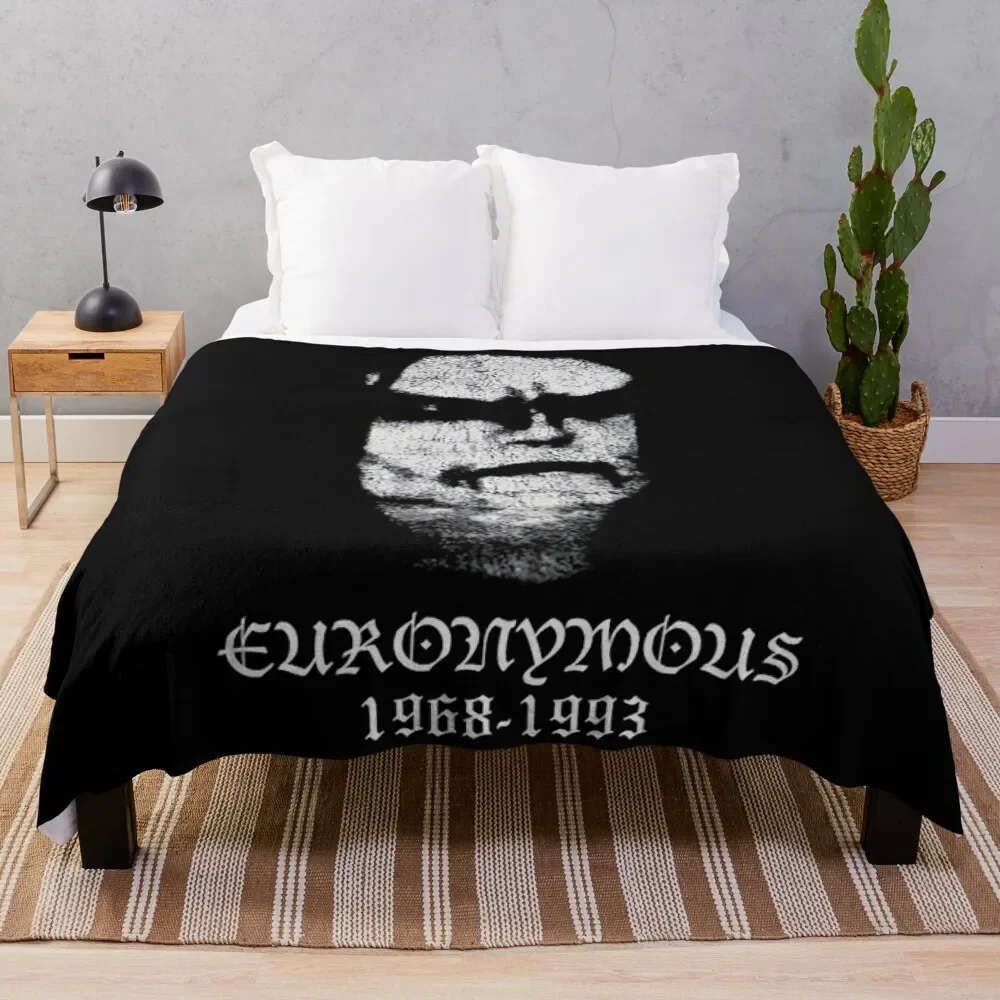 

Euronymous Norwegian m Black Metal RIP Tribute Throw Blanket Fluffy Cozy Throw Blanket for Home Decor