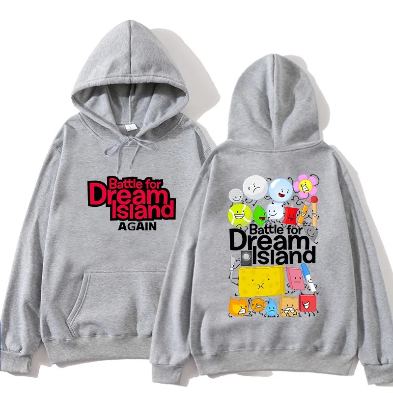 سترة Jacknjellify BFDI Battle for Dream Island Vintage 90s ملابس الشارع الشهير للجنسين Harajuku الهيب هوب البلوز الربيع والخريف #3