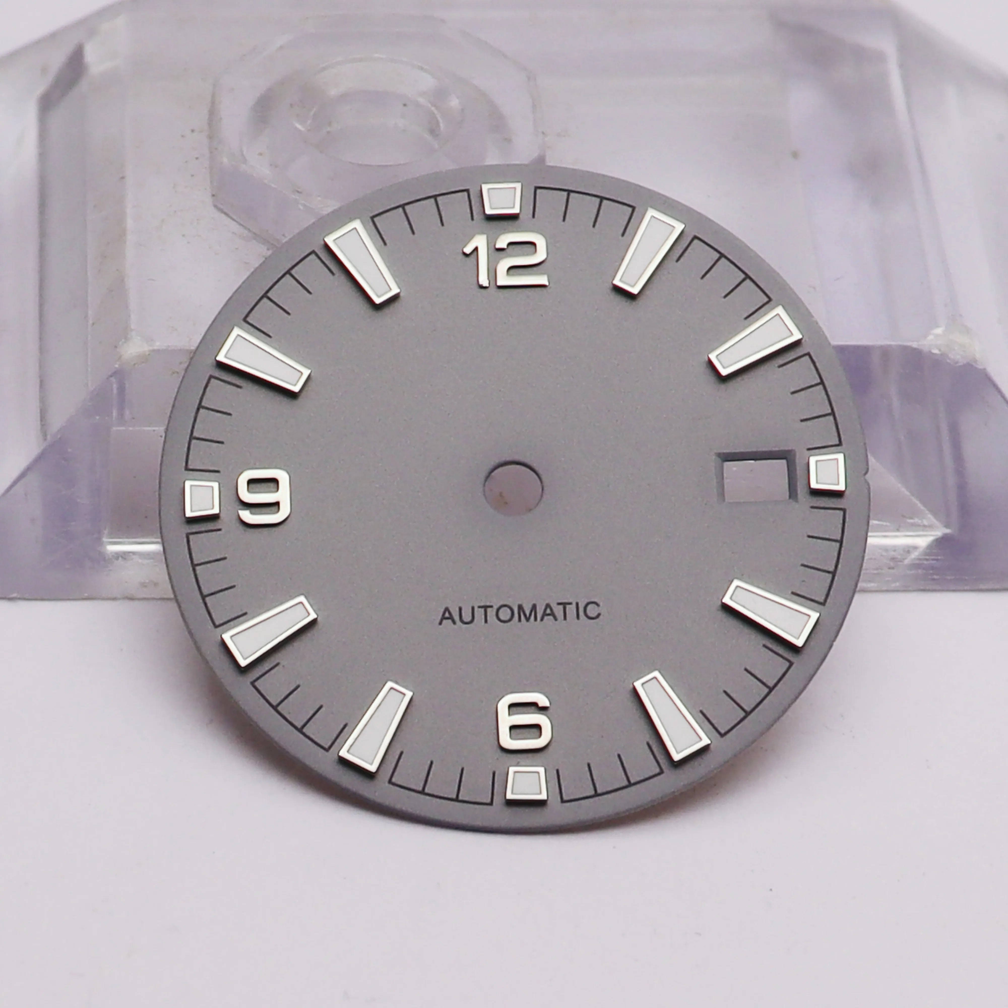 Watch Accessories for NH35 Dial Movement, Green Luminous