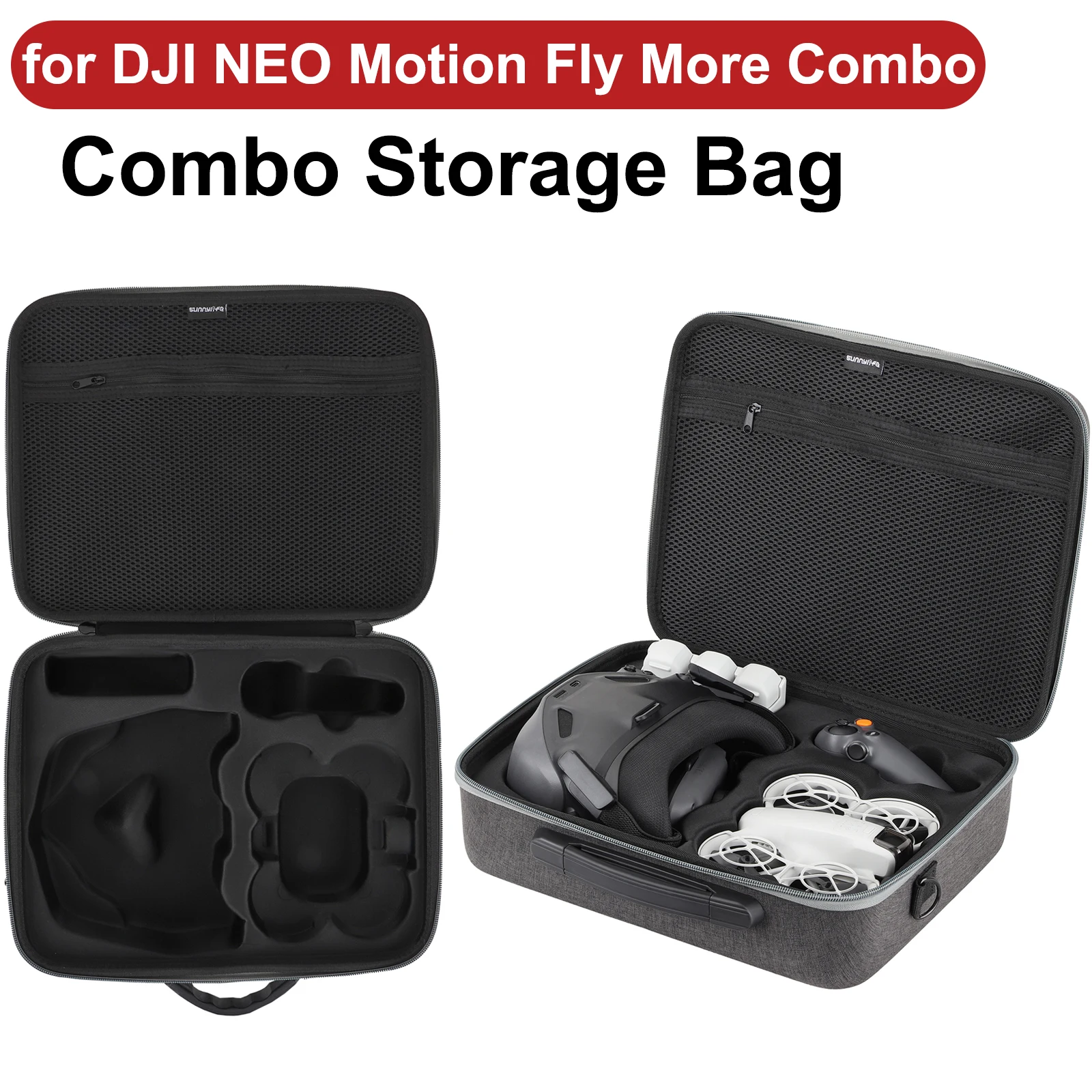 For DJI NEO Motion Flying More Combo Storage Carrying Bag Portable Protection Case Goggles N3 Bag with Strap Handbag