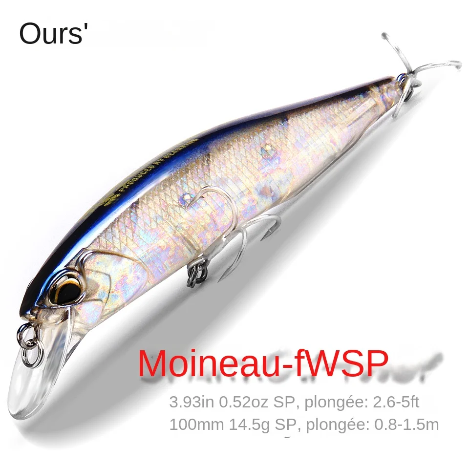 Bearking 10 cm 15g modèle chaud leurres de pêche appât dur 14 couleurs pour choisir vairon qualité professionnel vairon profondeur 0,8-1,5 m
