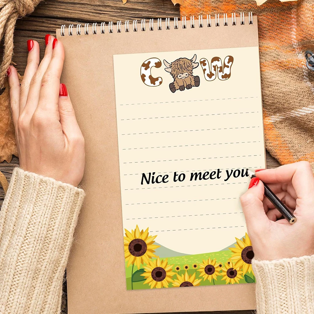 Creative sticky note combination set cartoon animal alien student memo