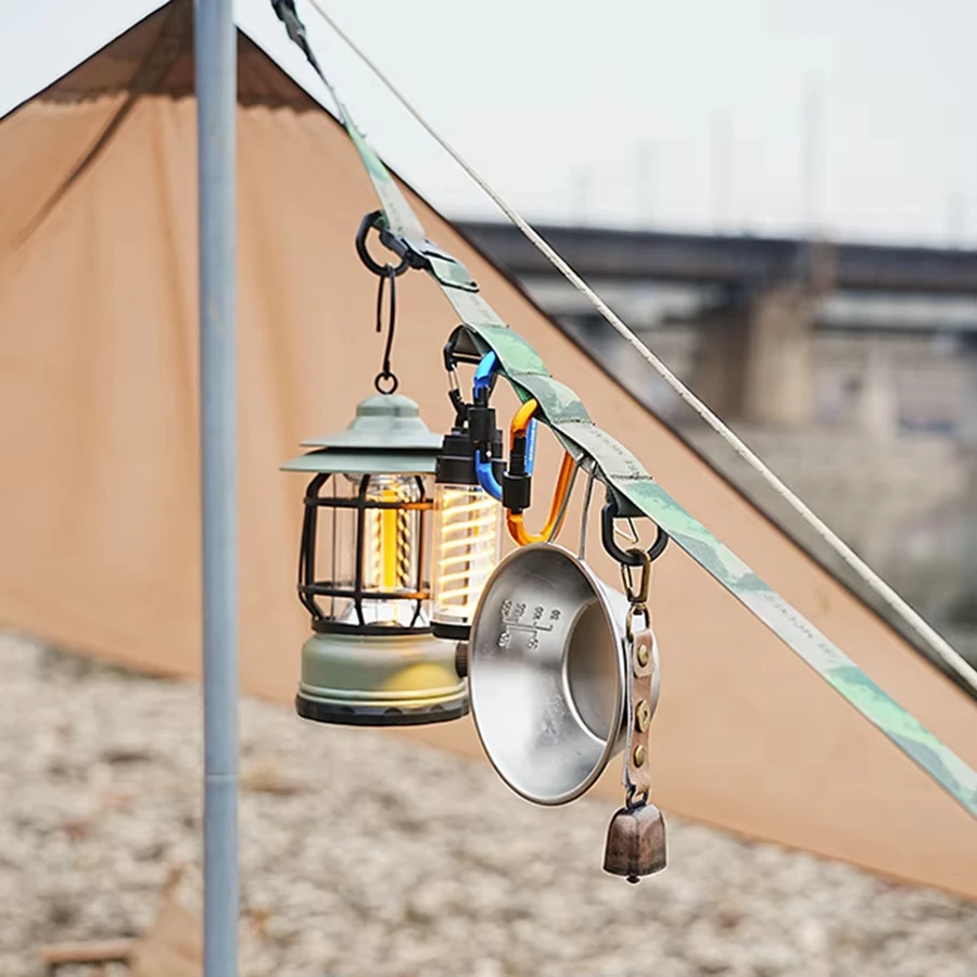 Outdoor Camping Quick Release Bag Strap with Hanging Ring Multifunction Crossbody Bag Strap Adjustable Crossbody Strap