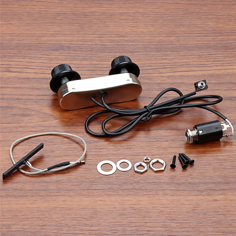 

Violin Pickup Piezo Transducer Bridge Set With Tone Volume Knob For Violin Parts-[T34-2026]