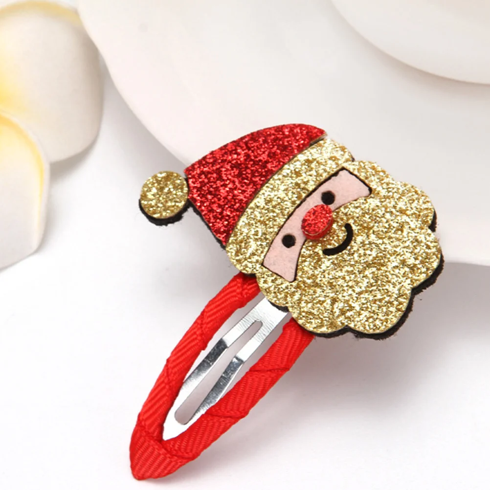 

6 шт., детские заколки для волос, рождественский фетр, снеговик, лось, колокольчики, аксессуары для волос, милые заколки для девочек, вечерние, свадебные, повседневное использование