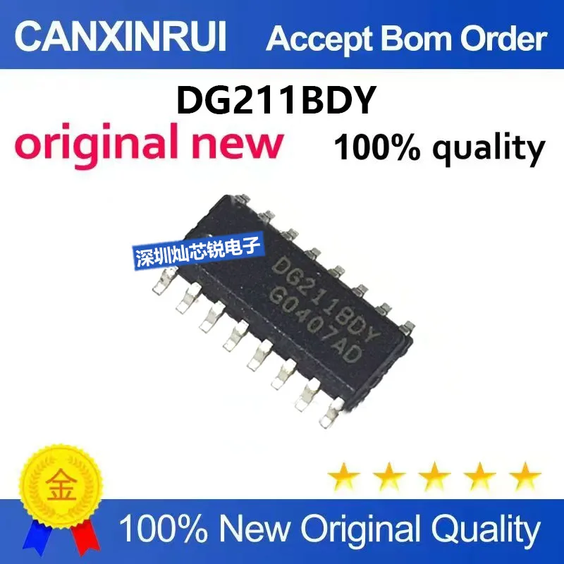 (5-100pieces)Brand New Original DG211 DG211BDY Four-Channel Analog Switch