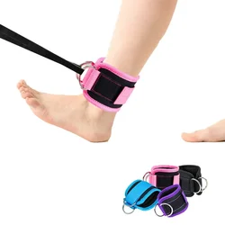 Ankle Straps Adjustable D-Ring Support Cuffs Gym Leg Strength Workouts Pulley With Buckle  Safety Abductors fitness accessories