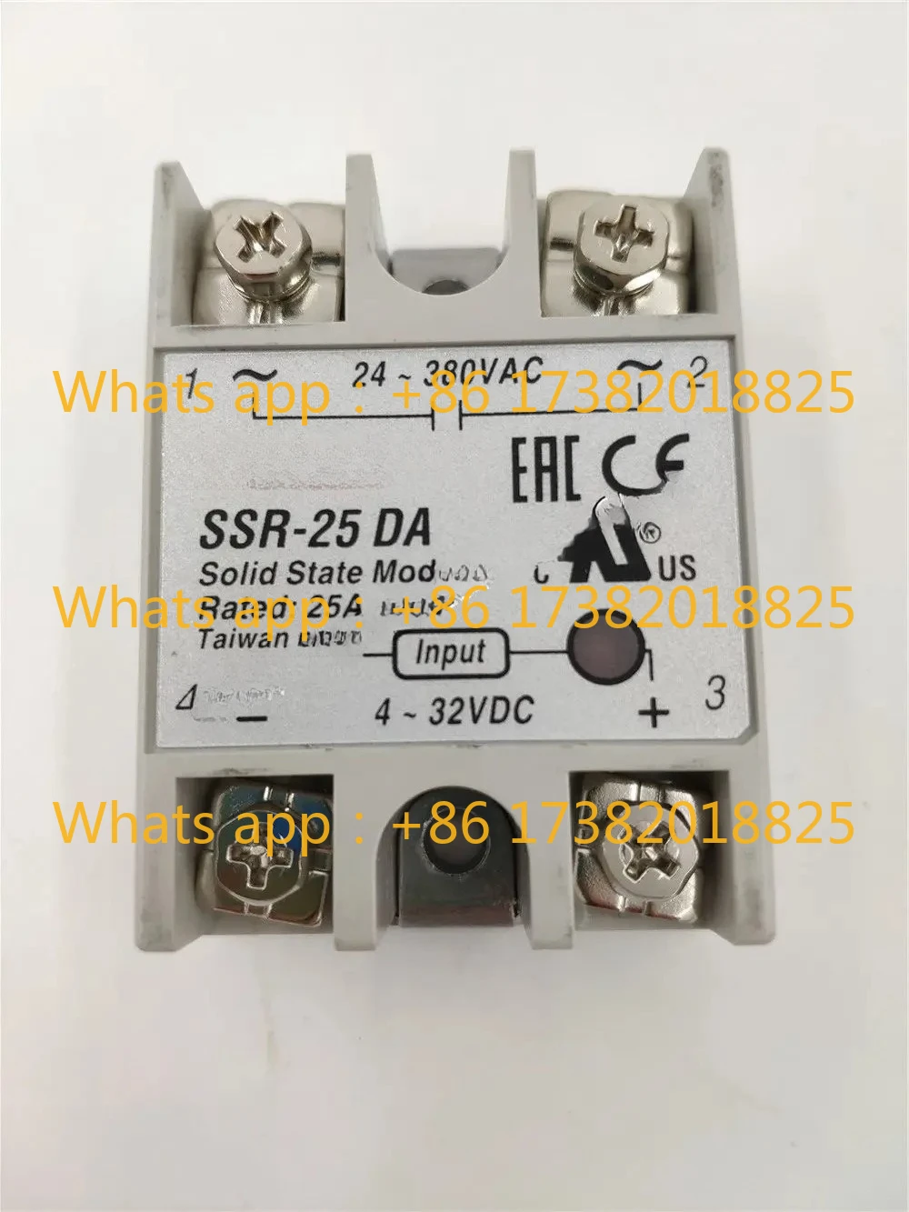 

Original Taiwan solid state relay SSR-10DA SSR-25DA SSR-40DA SSR-50DA SSR-75DA SSR-10DA-H SSR-25DA-H SSR-40DA-H SSR-50DA-H