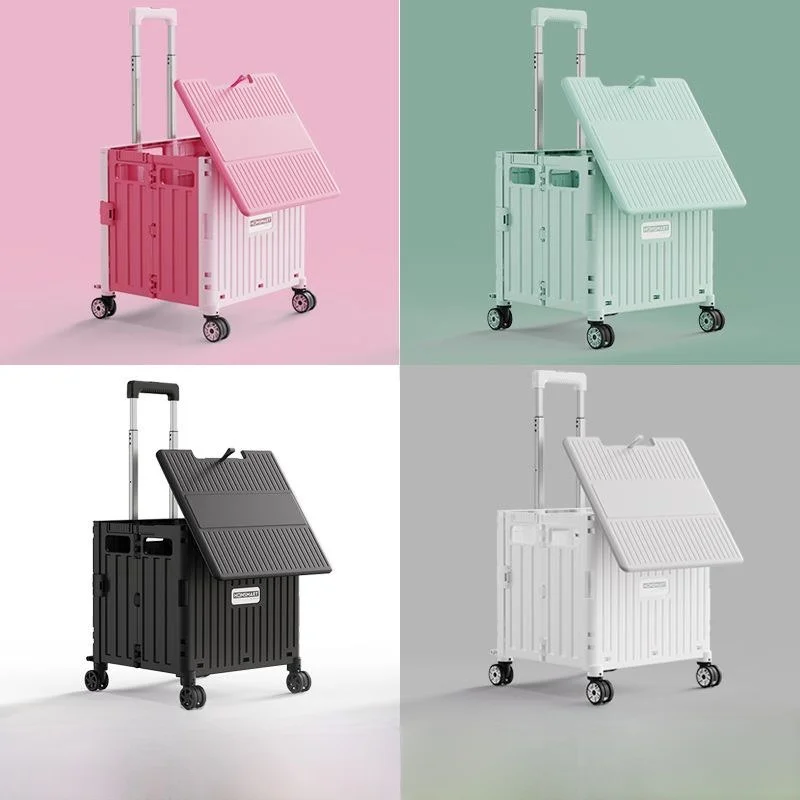 outdoor-travel-trunk-integrated-cover-shopping-cart-portable-vegetable-buying-car-small-pulling-car-stainless-steel-body