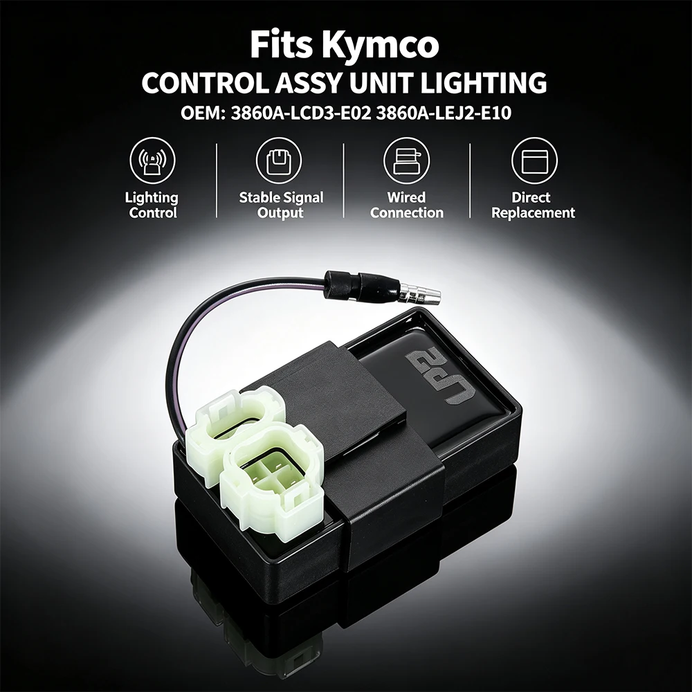 Control Assy Unit Lighting For Kymco People S 125 200 250i Super 8 150 125 50 4T 2T OEM:3860A-LCD3-E02 3860A-LEJ2-E10