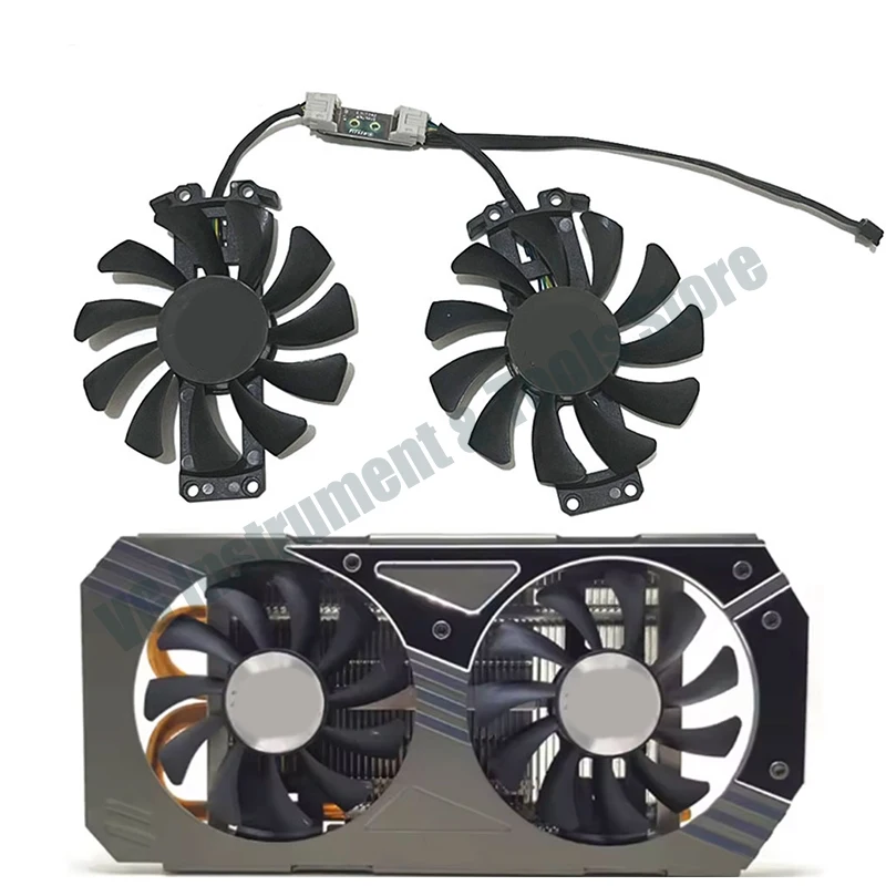 Nuevo Ventilador de Refrigeración para GPU GA81S2U 75MM GTX 960 DC 12V 0.38A ddr5, para Tarjetas Gráficas Zotac GTX 950 960 GTX 1060 ddr5