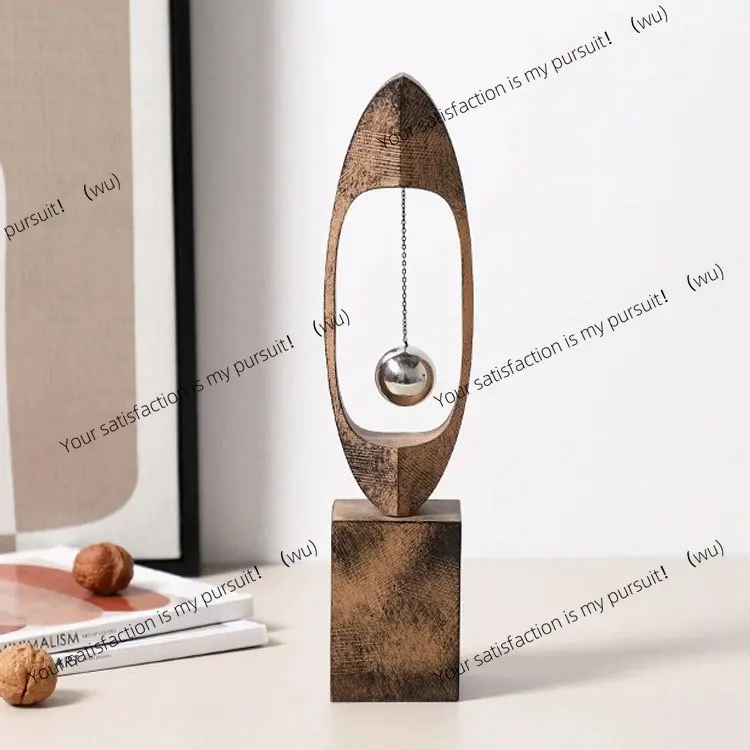 Modern simple and creative swing ball ornament model room hotel living room study bookcase decoration handicraft decoration