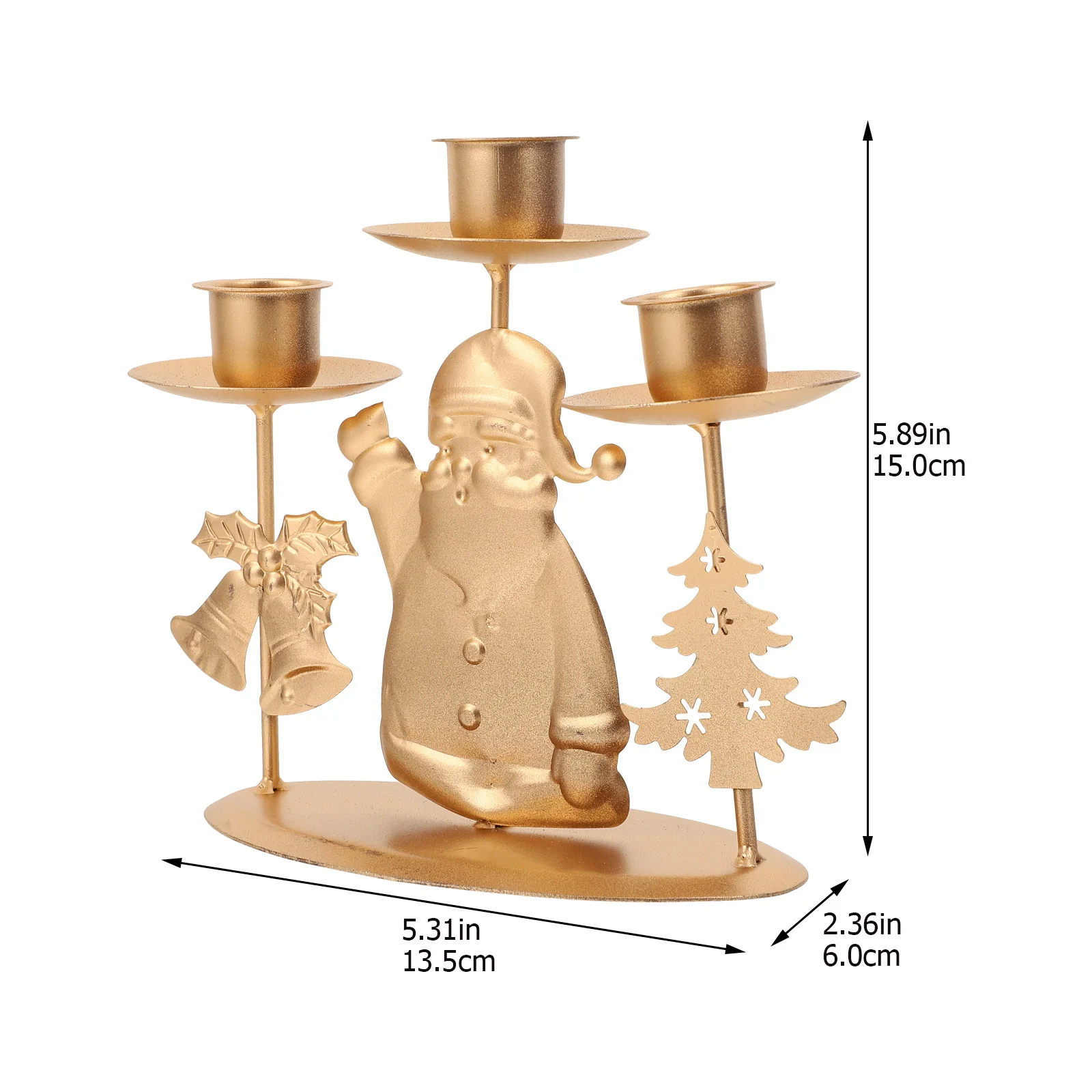 2 قطعة مجموعة شمعدان عيد الميلاد المنزلية ريفي الحديد حامل الفن الخالدة تصميم الرجعية الشمعدان الزخرفية للعيش