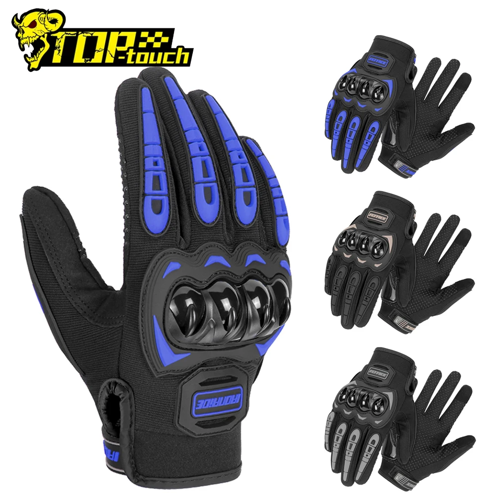 

Motorcycle Gloves Motorbike Full Finger Protective Gloves Touch Screen Outdoor Motocross Non-slip Riding Gloves Breathable M-2XL