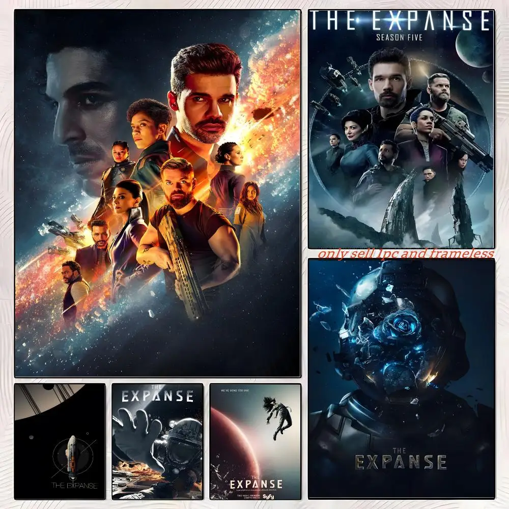 Space Opera Movies The Expanse-S Poster Self-adhesive Painting with prints Home bedroom living room decoration