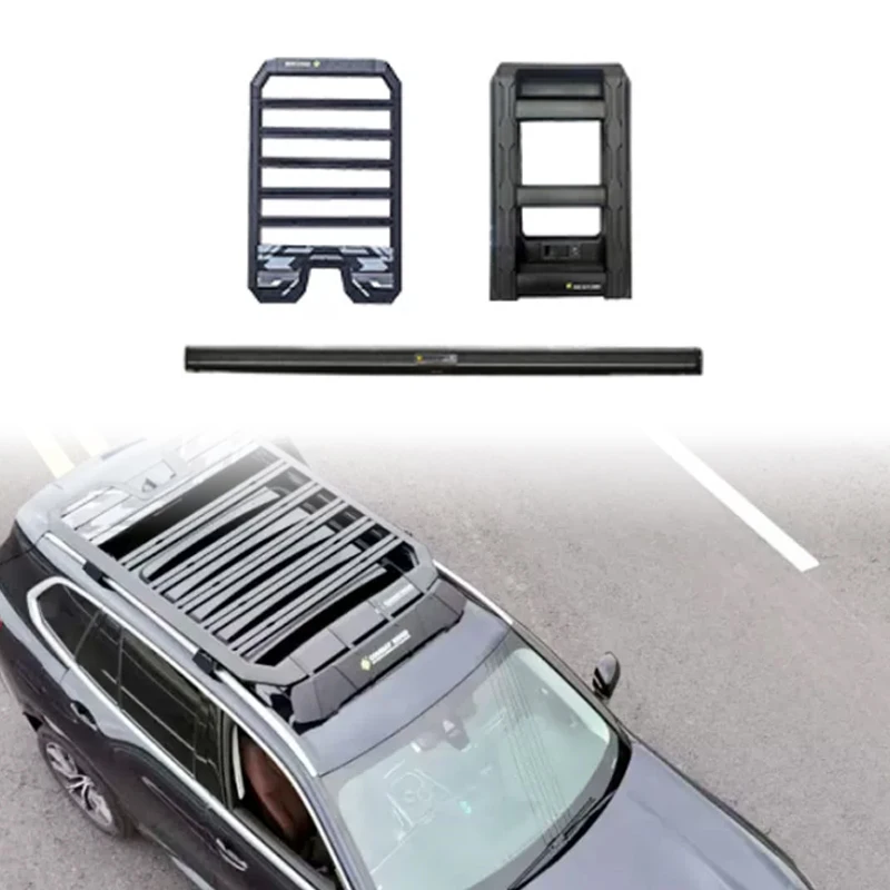 New Off-Road 4X4 Car Modification Case Roof Platform Side Tent Side Ladder for BMW X5 Accessories