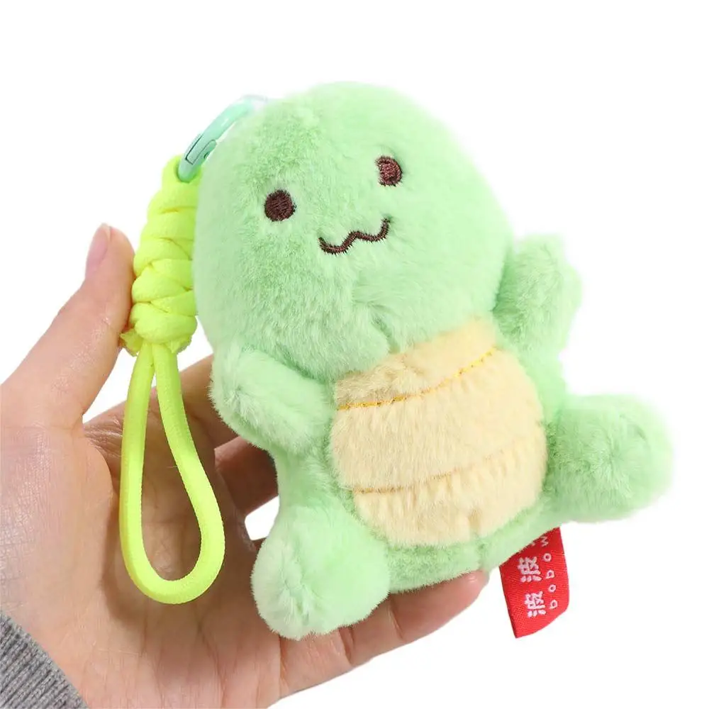 

Rotatable Rotating Turtle Plush Keychain Cartoon Animal Plush Turtle Key Ring Soft PP Cotton Green Doll Key Ring Car Key Pendant