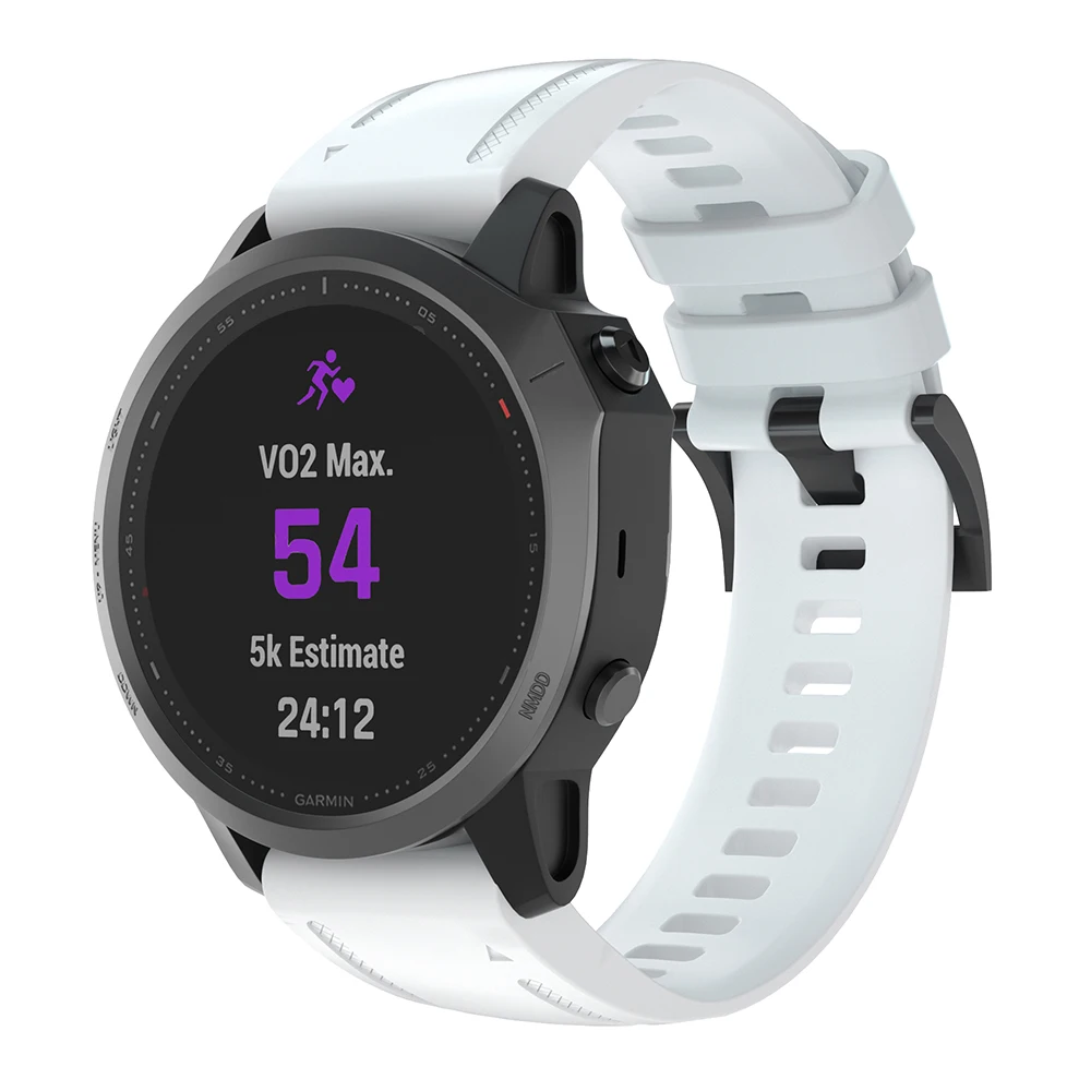 20 مللي متر سريعة تناسب سيليكون حزام ل Garmin Fenix 7S 6S Pro 5S Plus استبدال حزام (استيك) ساعة ل Garmin Fenix 8 43 مللي متر/غريزة 2S