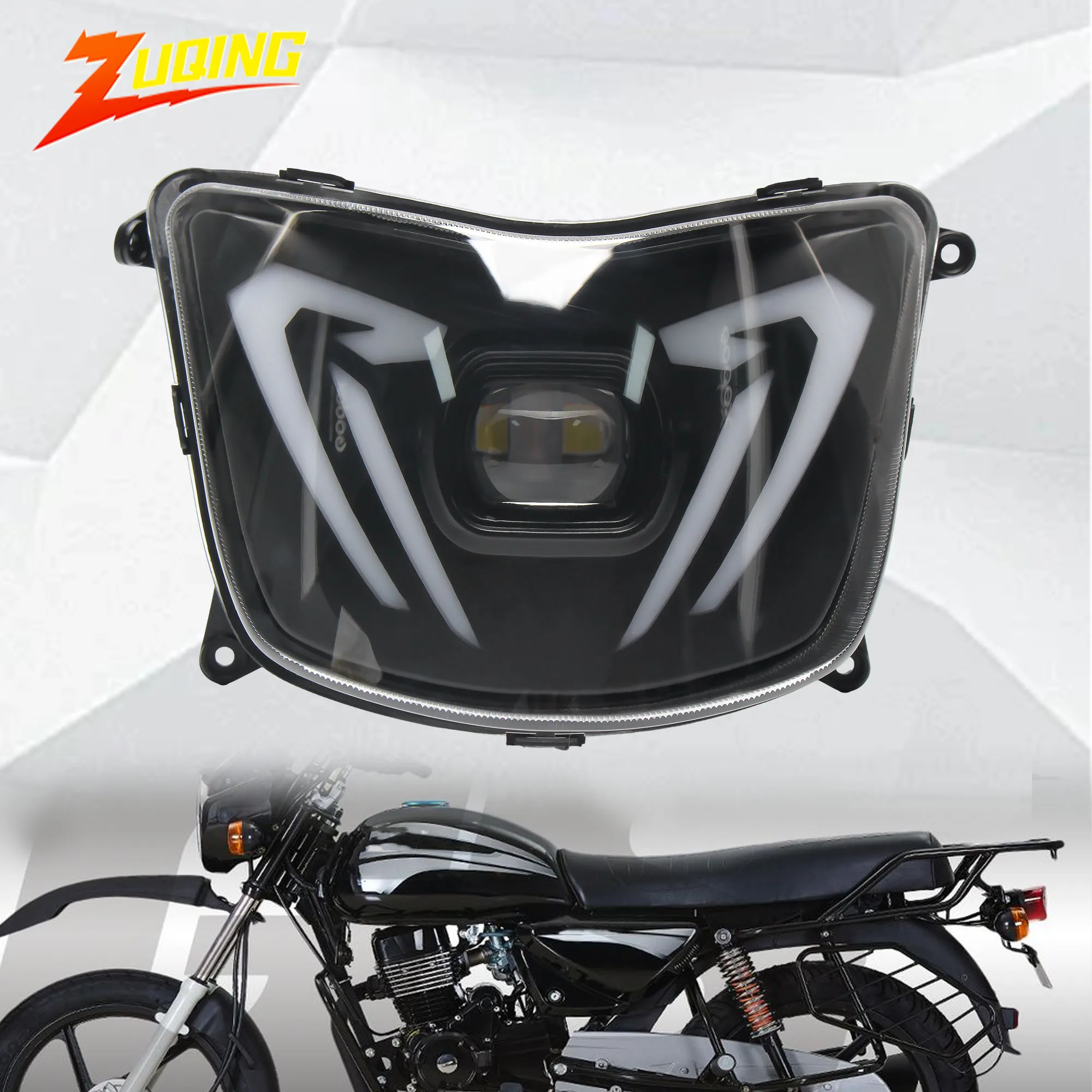 

Motorcycle LED Headlight Daytime running lights Transparent cover for Yamaha WR 250F KTM EXC SXF Honda Dirt Bike Motocross parts