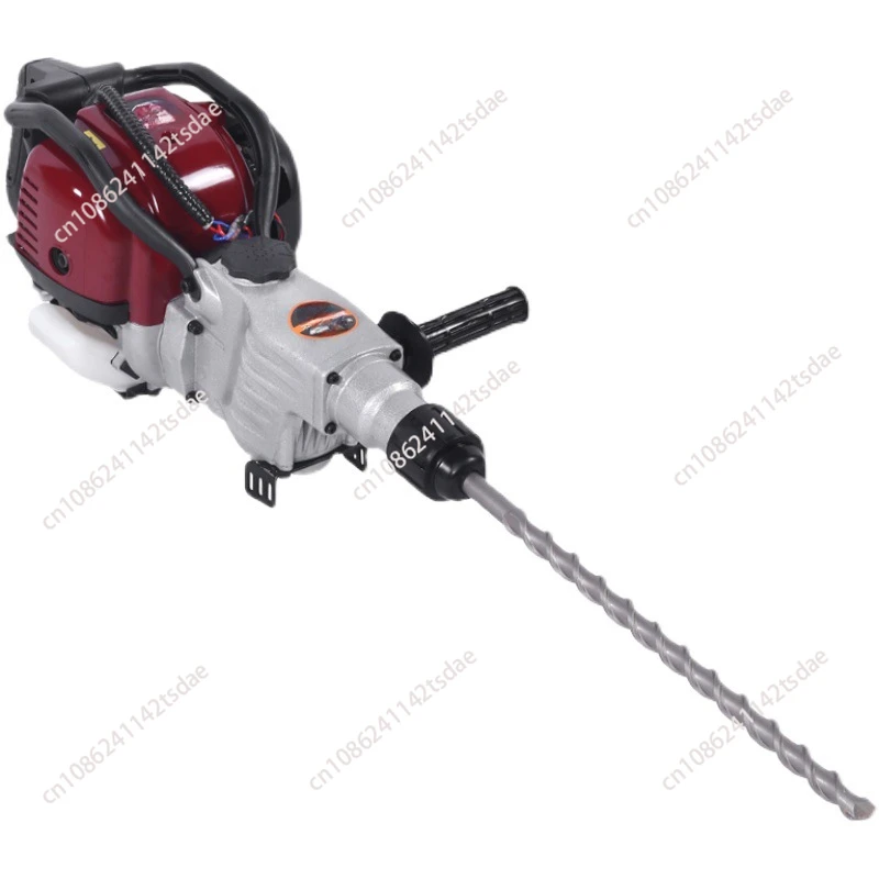 Gasoline Drilling Rig Impact Drill Concrete Rock Electric Hammer Gravel  Hammer Three-Purpose Rock Drilling Tool Four-Stroke