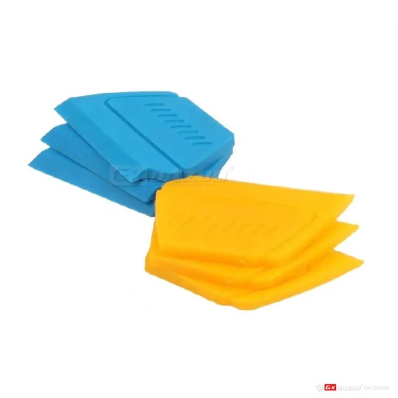 5 Pcs/Lot 4.8*3.5CM Phone Screen Squeegee Plastic Blue Middle Soft Scraper Mini  PPF Squeegee Vinyl Mini  for Auto