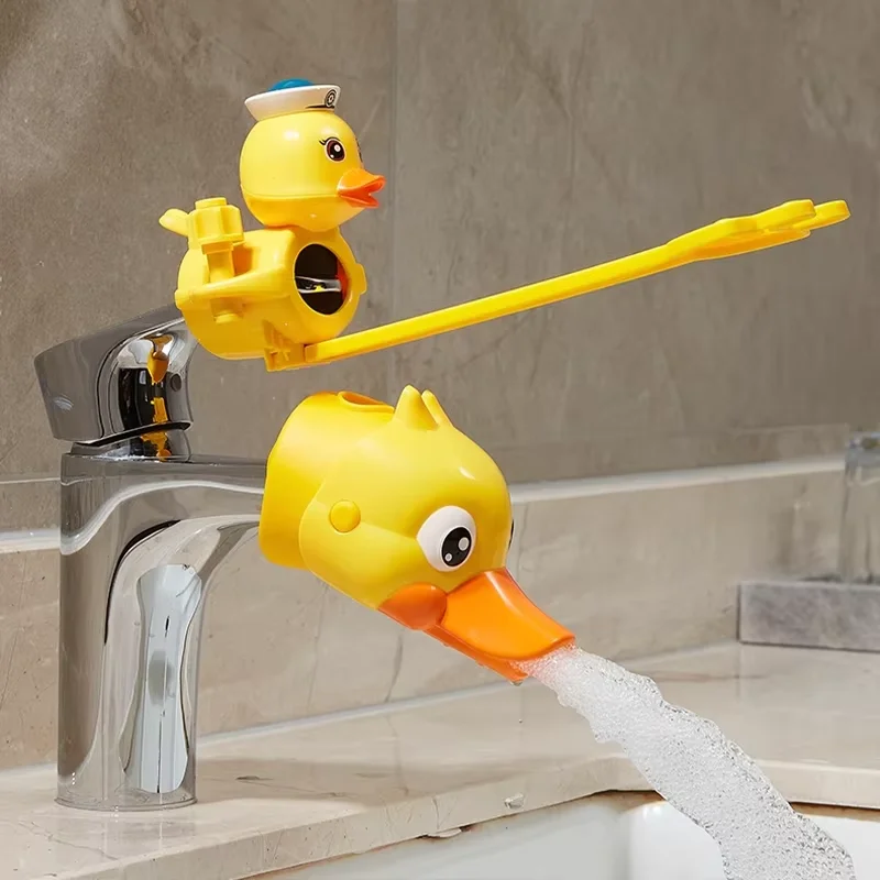 Extensor de torneira animal tubarão pato amarelo elefante lavar as mãos pia extensor de torneira de água à prova de respingos bico extensão brinquedo de banho
