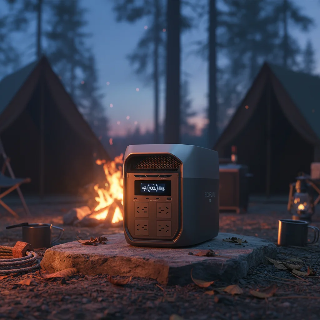 2400W Portable Charging Station Solar Generator MPPT Controller External Battery Pure Sine Wave Portable Solar Equipment