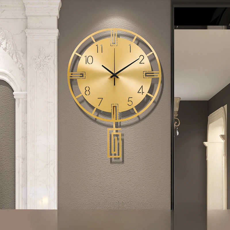 

High end clocks, watches, hanging clocks, living rooms, modern minimalist art decoration, wall hanging watches, 2023ks