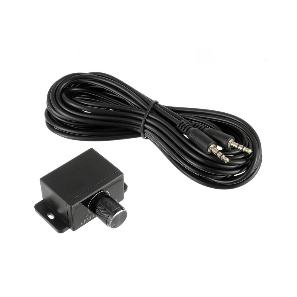 Car Audio Controller 3.5mm Aux Extension Cable Car Audio Volume Controller Compact Low-profile Design Precise Volume Adjustment