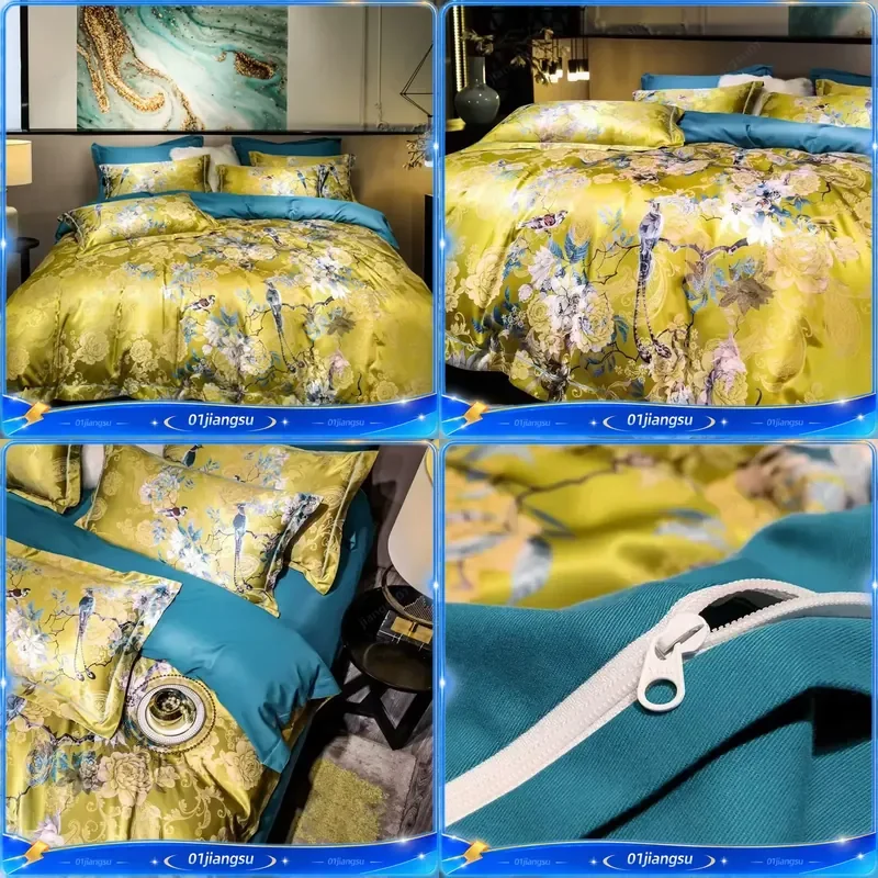 Svetanya Brushed Cotton Bedding Set Printed Duvet Cover Sheet Pillowcase Soft Warm Bed Linen Home Textile Bedroom Decor