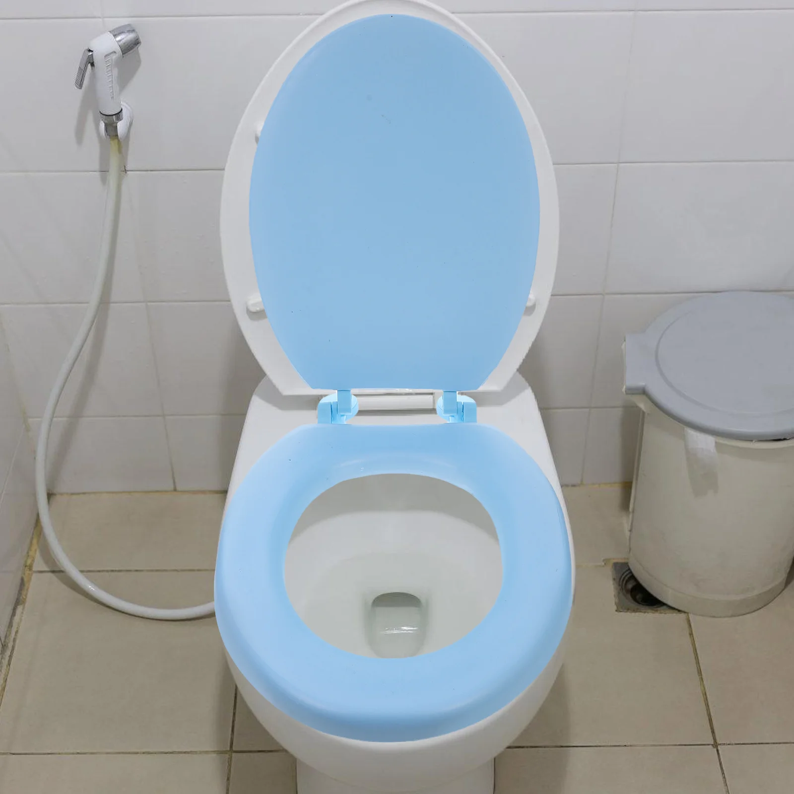 

Soft Foam Thickened Toilet For Bathroom Padded Comfort Seat Cover Replacement Removable Easy Clean Universal Fit Bath Room