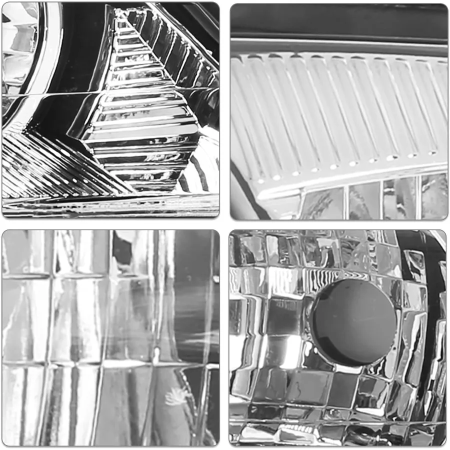 مجموعة المصابيح الأمامية تناسب 2005 2006 2007 التركيز OEM كشافات استبدال زوج السائق والجانب الركاب