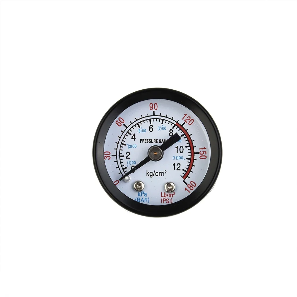 Air Compressor Pneumatic Hydraulic Pressure Gauge 0-12Bar / 0-180PSI Manometer Mini Air Pump Display Gauge For Air Compressor